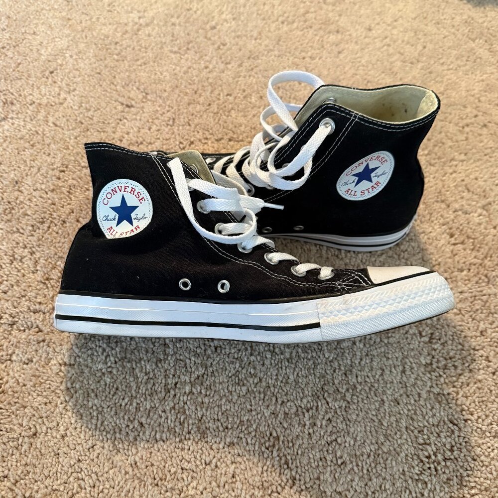 Mens Canvas High Top Chuck Taylors